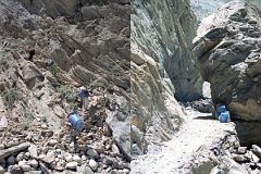 
Blasting A New Path Through The Rock On The Trail From Korophon To Jhola
